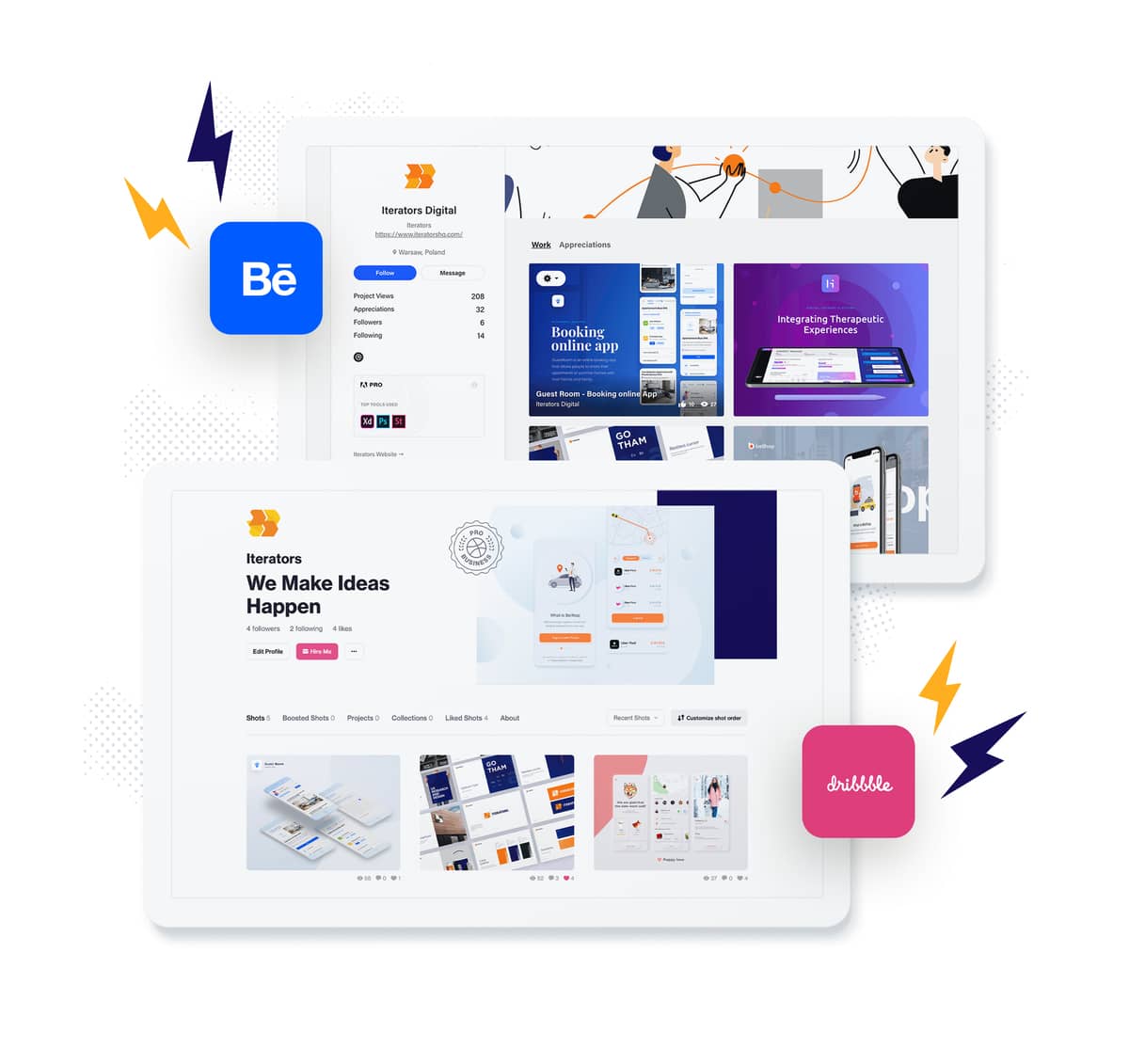 behance app design inspiration