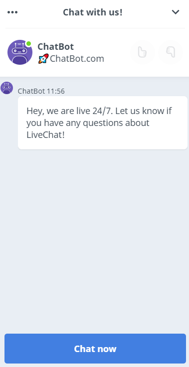 livechat ai assistant example