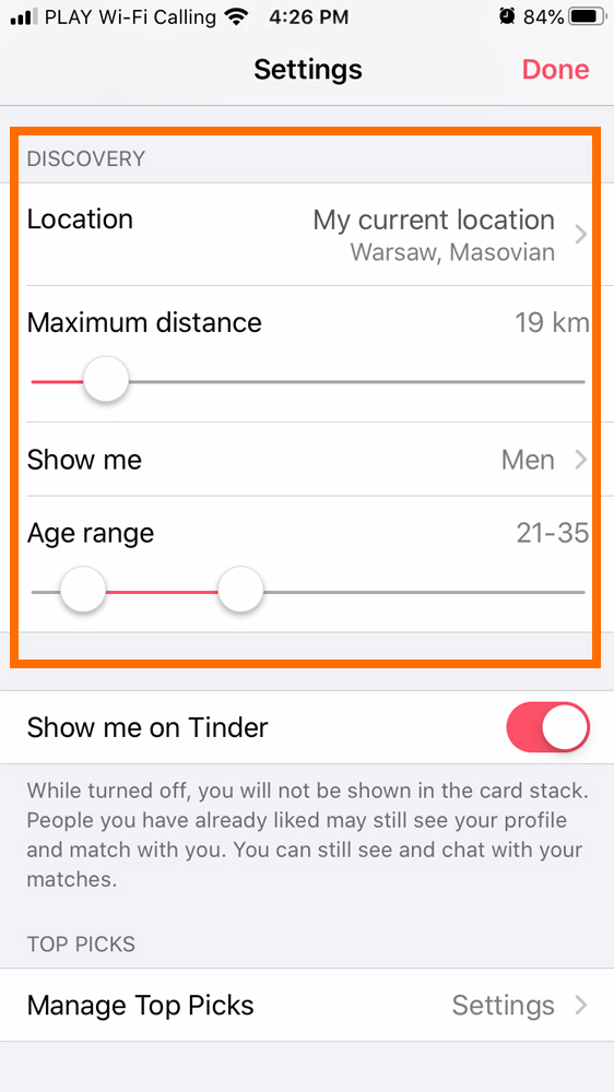 Km to tinder distance miles from How Tinder
