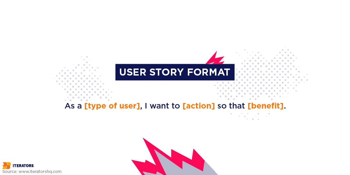 software documentation user story format