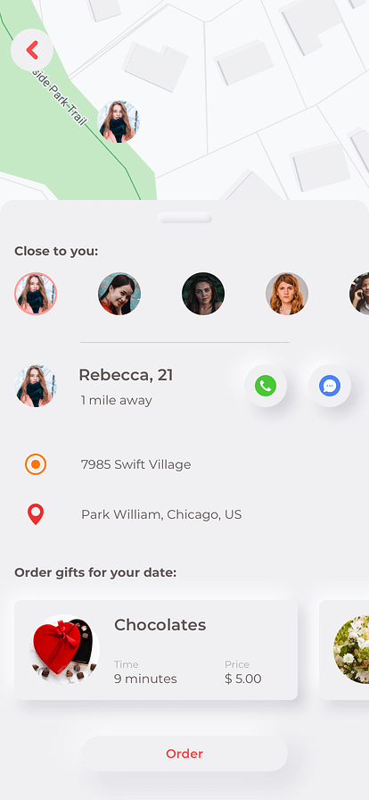 tinder clone example of in app purchasing